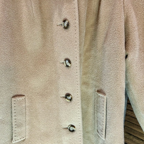 Vintage Phil Handmacher Handmoor Wool Camel Women's Coat - Picture 8 of 9